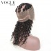 Deep Wave Curly 360 Lace Band Frontal With Natural Hairline,22x4x2 Lace Frontal Human Virgin Hair